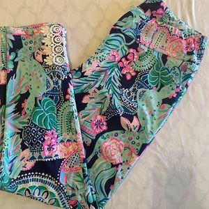 Lilly Pulitzer CORSO PANT UPF 50+ LOOKIN SHARP 12